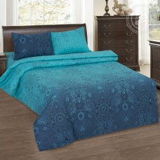 КПБ Притяжение, размер Семейный, поплин de luxe с наволочками 50х70