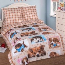 Детское постельное белье Тотошка, 1,5 сп, поплин Детское постельное белье Тотошка, 1,5 сп, поплин