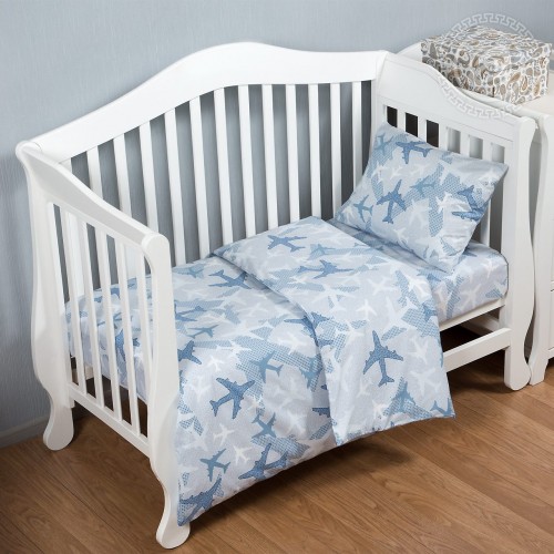 КПБ Самолетики голубые 922, размер Детский