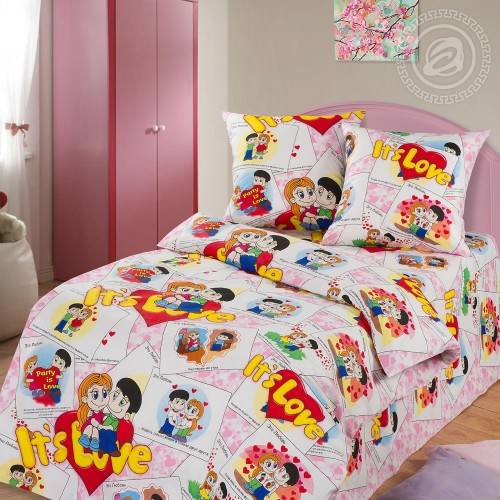 КПБ Очаровашки 100, размер 1,5 сп. КПБ Очаровашки 100, размер 1,5 сп.