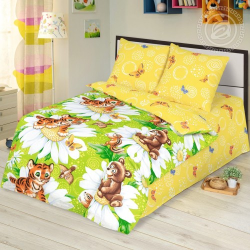 КПБ Оранжевое лето 112, размер 1,5 сп. КПБ Оранжевое лето 112, размер 1,5 сп.