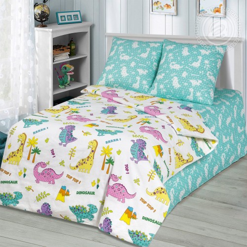 КПБ Динопарк 112, размер 1,5 сп. КПБ Динопарк 112, размер 1,5 сп.