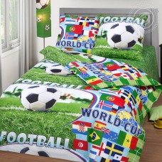 Детское постельное белье Спорт, размер 1,5 сп, бязь Детское постельное белье Спорт, размер 1,5 сп, бязь