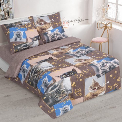 КПБ Замурчательная жизнь 112, размер 1,5 сп. КПБ Замурчательная жизнь 112, размер 1,5 сп.