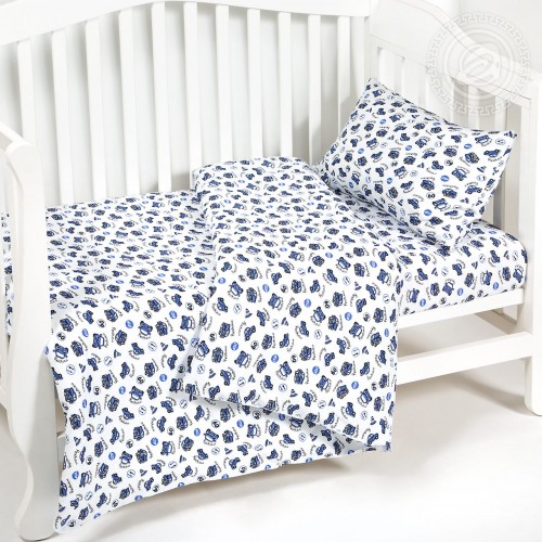 КПБ Машинки синие 300, размер Детский