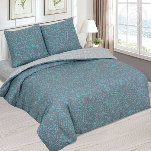 КПБ Осьминожки 909, размер 2 сп. с Евро