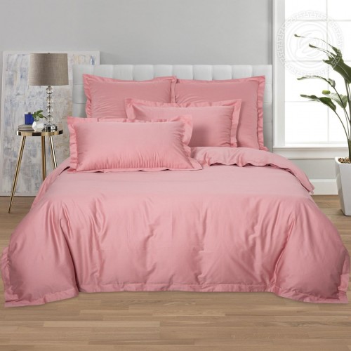 КПБ Розовый 897, размер Евро