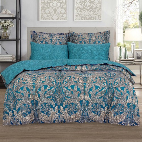 КПБ Серебряные нити 707, размер Евро