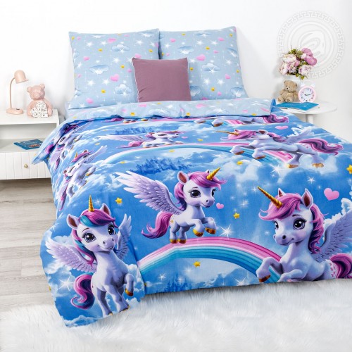 КПБ Единорожки 112, размер 1,5 сп.