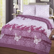 Постельное белье Шармэль, размер 1,5 сп, бязь премиум с простыней без резинки