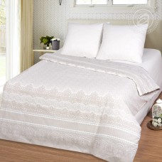 Постельное белье Шитье, размер 1,5 сп, бязь премиум с простыней без резинки