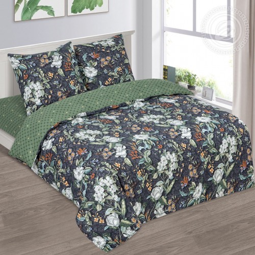 КПБ Белые цветы 520, размер Семейный