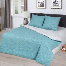 Постельное белье Колорит бирюза, размер 2 сп. с Евро, бязь премиум с простыней без резинки Постельное белье Колорит бирюза, размер 2 сп. с Евро, бязь премиум с простыней без резинки