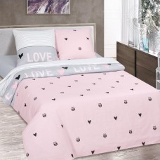 Постельное белье Гламур, размер 2 сп. с Евро, бязь премиум с простыней без резинки Постельное белье Гламур, размер 2 сп. с Евро, бязь премиум с простыней без резинки