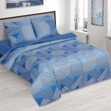 Постельное белье Кристалл, размер 1,5 сп, поплин de luxe c простыней без резинки