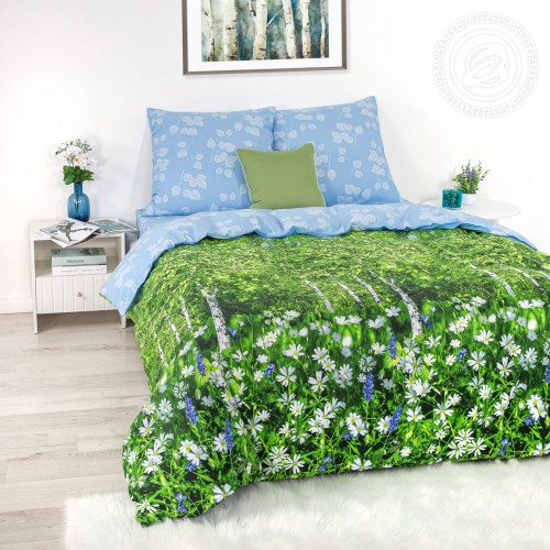 КПБ Белая березонька 914, размер Евро КПБ Белая березонька 914, размер Евро