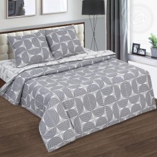 Постельное белье Резонанс, размер 1,5 сп, поплин de luxe c простыней без резинки