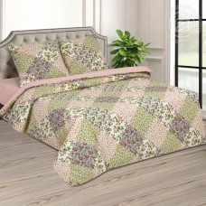 Постельное белье Мадлен, размер 1,5 сп, поплин de luxe c простыней без резинки