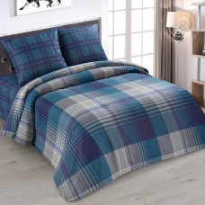 КПБ Кевин, размер Евро, поплин de luxe c простыней без резинки КПБ Кевин, размер Евро, поплин de luxe c простыней без резинки