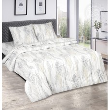 Постельное белье Элизабет, размер Семейный, поплин de luxe c простыней без резинки