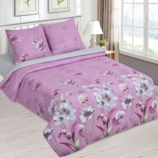 КПБ Рассвет, размер 2 сп. с Евро, поплин de luxe c простыней без резинки КПБ Рассвет, размер 2 сп. с Евро, поплин de luxe c простыней без резинки