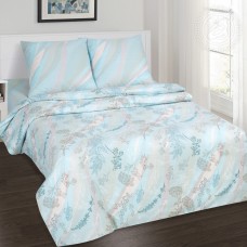 Постельное белье Музыка ветра, размер 1,5 сп, поплин de luxe c простыней без резинки