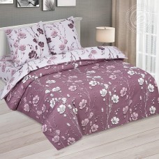 КПБ Ночка, размер 1,5 сп, поплин de luxe с простынью на резинке