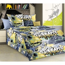 Постельное белье детское Уличные гонки 1, 1,5 спальный