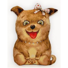 Гобеленовая подушка-игрушка  