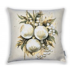 Гобелен наволочка "Новогоднее волшебство. Шары" (45х45) Гобелен наволочка "Новогоднее волшебство. Шары" (45х45)