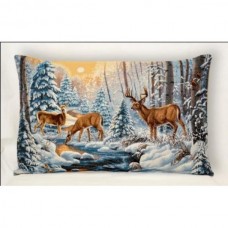 Гобелен Наволочка "Костромской заповедник. Олени" (32х50) Гобелен Наволочка "Костромской заповедник. Олени" (32х50)