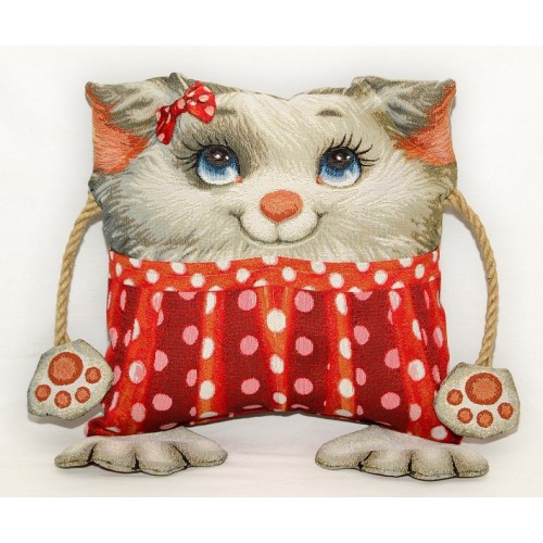 Гобеленовая подушка-игрушка Гобеленовая подушка-игрушка
