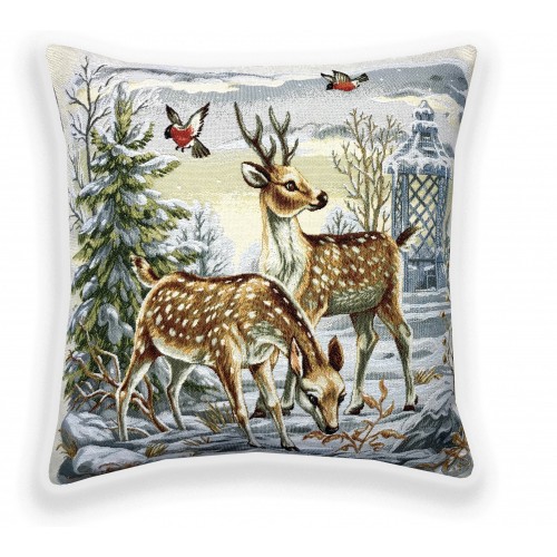 Гобеленовая Наволочка новогодняя 