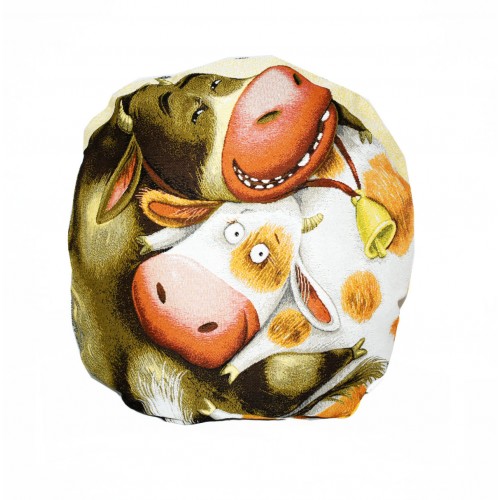 Гобеленовая подушка-игрушка  