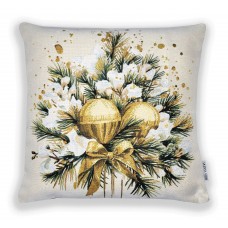 Гобелен наволочка "Новогоднее волшебство. Бант" (45х45) Гобелен наволочка "Новогоднее волшебство. Бант" (45х45)