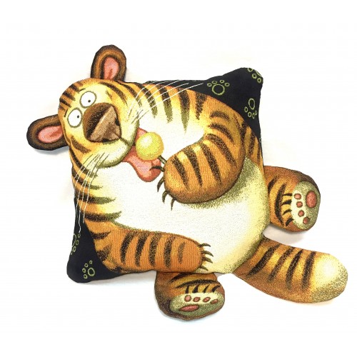 Гобеленовая подушка-игрушка  