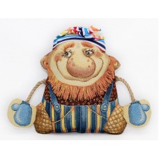 Гобеленовая подушка-игрушка  