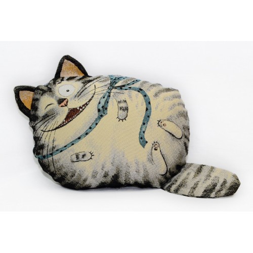 Гобеленовая подушка-игрушка  