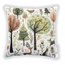 Гобеленовая наволочка "Сказочная страна лес" (45х45) Гобеленовая наволочка "Сказочная страна лес" (45х45)