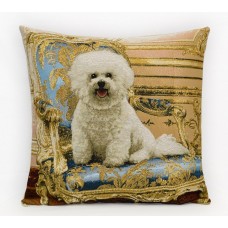 Гобеленовая Наволочка "Французская болонка" (45х45)