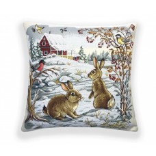 Гобеленовая Наволочка новогодняя Гобеленовая Наволочка новогодняя