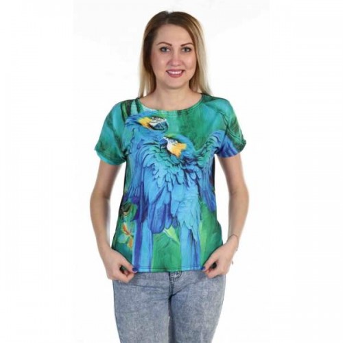 Футболка Попугай, Размер 54