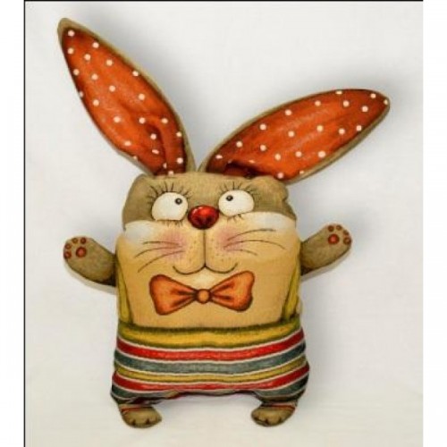 Гобеленовая подушка-игрушка  