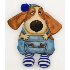 Гобеленовая подушка-игрушка  