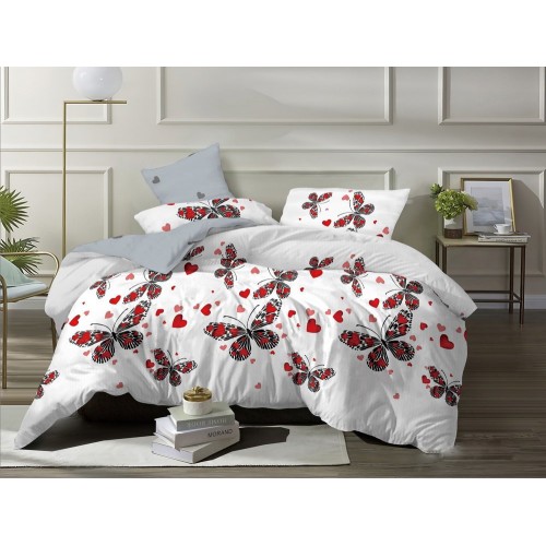 Постельное белье Рэд Батерфляйс, поплин наволочки 70х70, Размер 2 сп. Постельное белье Рэд Батерфляйс, поплин наволочки 70х70, Размер 2 сп.