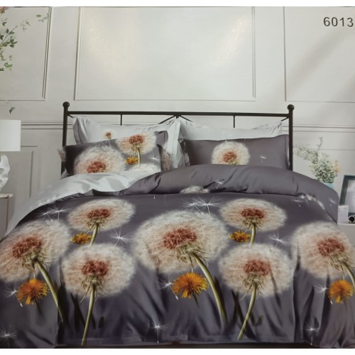 Постельное белье Одуванчики, поплин наволочки 70х70, Размер Евро макси Постельное белье Одуванчики, поплин наволочки 70х70, Размер Евро макси