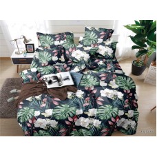 КПБ Тропики полисатин, наволочки 70х70см, Евро