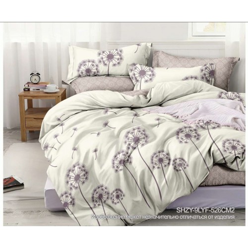 Постельное белье Одуванчики поплин, наволочки 70х70см, Размер 2,0 сп.