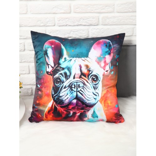 Декоративная атласная наволочка 